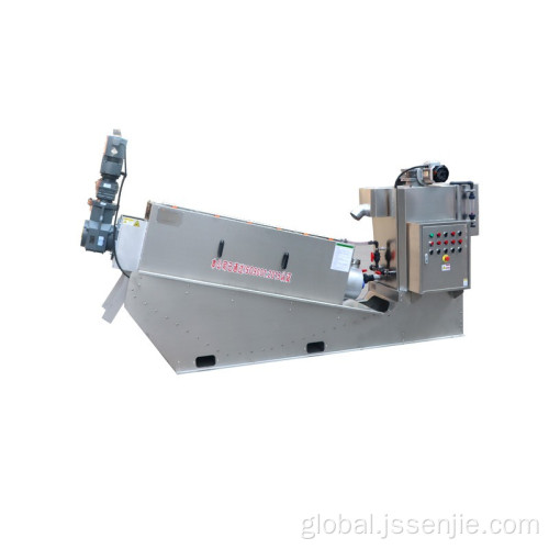 Stacked Spiral Machine screw type press sludge dehydrator Supplier